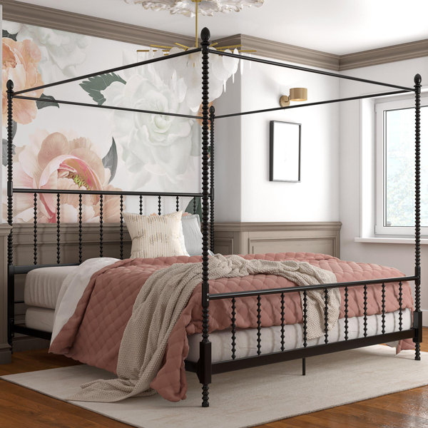 Kelly Clarkson Home Baker Metal Canopy Bed & Reviews Wayfair.ca